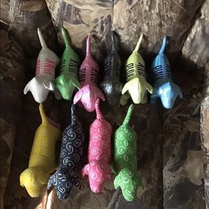 PINK DOGS FROM VICTORIA SECRET AND PINK 62 TOTAL.